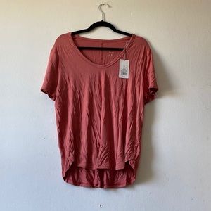 coral short sleeve shirt NWT